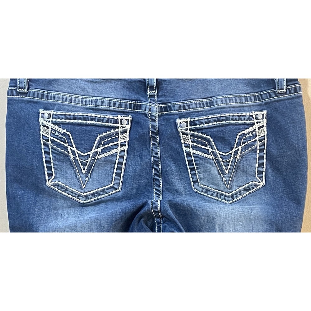 Vigoss Women's Straight Leg Jeans Size 20 W40 L33 Dark Wash EUC